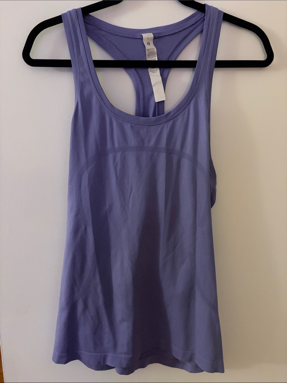 Lululemon Lilac Racerback Athletic Tank Top